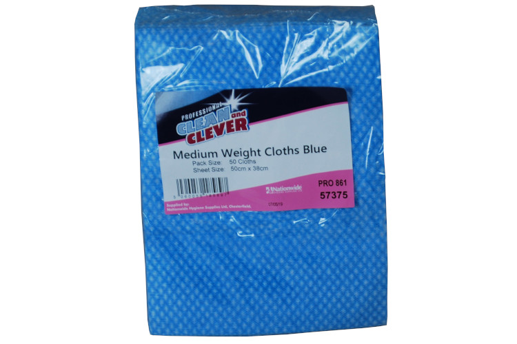 Clean and clever medium weight cloth blue